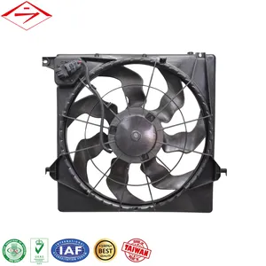 Fabricante de piezas de automóviles al por mayor, radiador, condensador de refrigeración automático, motor de ventilador PARA HYUNDAI SANTA FE DIÉSEL 2.0L 13'~ - Product Image 1
