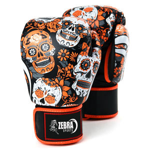 Guantes de boxeo de piel auténtica con logotipo personalizado, de alta calidad, venta al por mayor - Product Image 4