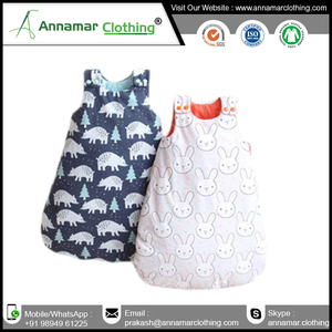 Saco de dormir para bebé tejido 100% ropa de cama de algodón orgánico saco de dormir para recién nacido TOG 2,5 Con personalización GOTS certificado India - Product Image 2