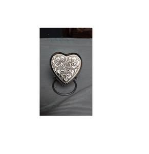 Souvenir de cœur entièrement gravé en laiton et argent, urne de crémation, fournitures commémoratives, cuivworld inde - Product Image 1