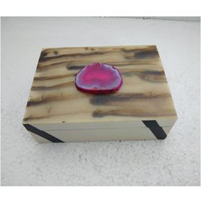 Joyero de marfil rojo, caja de joyería azul de lujo, embalaje de joyería, caja de exhibición de regalo, colgante de pulsera de anillo - Product Image 6