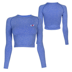 เสื้อครอปท็อปออกกำลังกายของผู้หญิง,เสื้อครอปพิมพ์โลโก้แฟชั่นใหม่ - Product Image 1