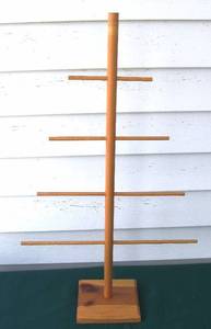 Arbre de Noël de grande taille en bois et métal parfait pour la décoration intérieure de table et les accessoires de décoration de Noël - Product Image 4