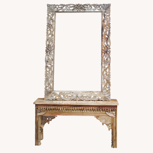 Nhà Máy Tùy Biến Trực Tiếp Đồ Nội Thất Phòng Ngủ Bàn Trang Điểm Set Console Bảng Và Gương Tủ Dresser Trang Điểm Vanities Ấn Độ - Product Image 6