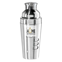 Shaker à cocktail élégant en métal de haute qualité à texture martelée polie argent et or Bar et restaurants Utilisation Ware bons prix