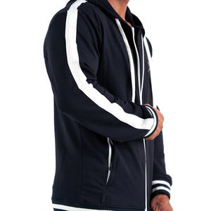 Inflation — sweat à capuche en tissu polaire pour hommes, sweat-shirt de sport fermeture éclair, de haute qualité, sur mesure, 2021 - Product Image 5