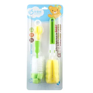 Apple Bear Wholesale Water Cup Cleaning brush Combination Five Kits Baby Products Factory Direct Selling