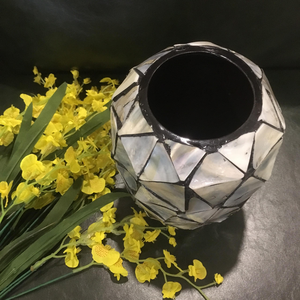 Florero de laca de lujo con perlas incrustadas para decoración del hogar o del hotel en Vietnam - Product Image 3