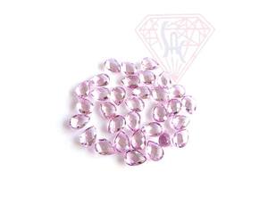 Belles formes en laiton à la mode de pierres précieuses en vrac naturelles d'améthyste rose pour les résultats de bijoux et les composants - Product Image 5