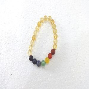 Gemstone 7 <b>Chakra</b> Healing Handmade 8mm Natural Citrine Crystal Agate Beaded <b>Bracelets</b> Material Semi-Precious Stone <b>Bracelets</b> - Product Image 1