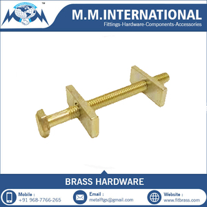 Brass rãnh nửa ren countersunk bu lông Brass xoay countersuck din933 các loại bu lông và các loại hạt nhà sản xuất từ Ấn Độ - Product Image 2
