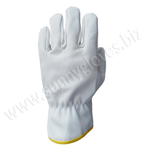 Full Cow Split Leather Industrial Safety <b>Driver</b> <b>Gloves</b> - Product Image 4
