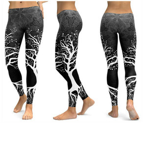 Mallas de entrenamiento de cintura alta para mujer, diseño impreso, ropa activa, ejercicio de construcción del cuerpo, Leggings de Yoga de calidad sin costuras - Product Image 4
