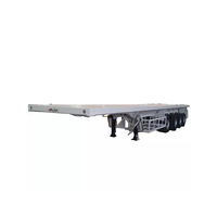 Camion de récupération amovible semi-remorque de 20 pieds Véhicule Remolque Cama Plana avec plate-forme Semirremolque Plataforma