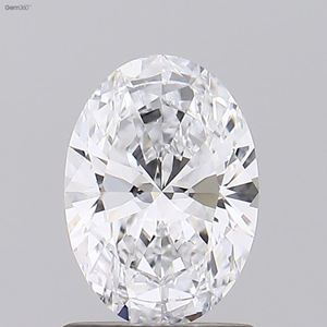 E Color VS2, taille de clarté 1.07Ct, diamant poli labgrow, forme ovale, bijoux en diamant HPHT-CVD, diamants en vrac - Product Image 1