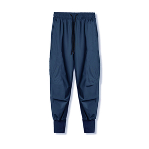 Pantalon de jogging ample pour homme, teint en pièce, avec poches zippées, taille mi-haute en coton, décontracté, idéal pour le printemps – Personnalisation OEM - Product Image 4
