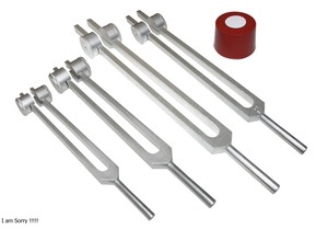 Juego de sintonización médica, diapasón de diagnóstico, calidad ENT, peso de aluminio, 5 uds. - Product Image 2
