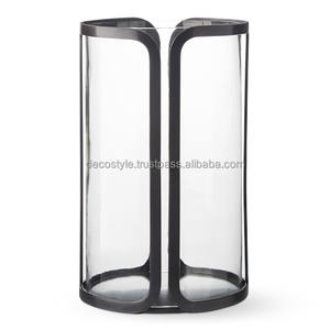 Bougeoir d'urgence, porte-bougie en fer noir - Product Image 1