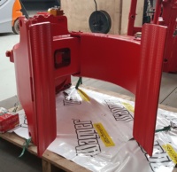 Meilleure Vente Pince à Rouleaux de Papier pour Chariot Élévateur Rotation 360° Haute Qualité Industrielle ISO9001 1200-5000 Kg Rouge Nouveau 1 An