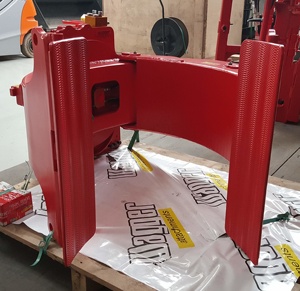 Montacargas para Manipulación de Tambores, Rotación de 360°, Alta Calidad para Obras de Construcción, Certificación ISO9001, Capacidad de 1200-5000 Kg, Color Rojo, Nuevo, 1 Año de Garantía - Product Image 3