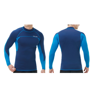 Couleurs et tailles personnalisées en gros Imprimé numérique MMA/BJJ/Surfing Rash Guards pour hommes-Polyester/Spandex Fabric - Product Image 3