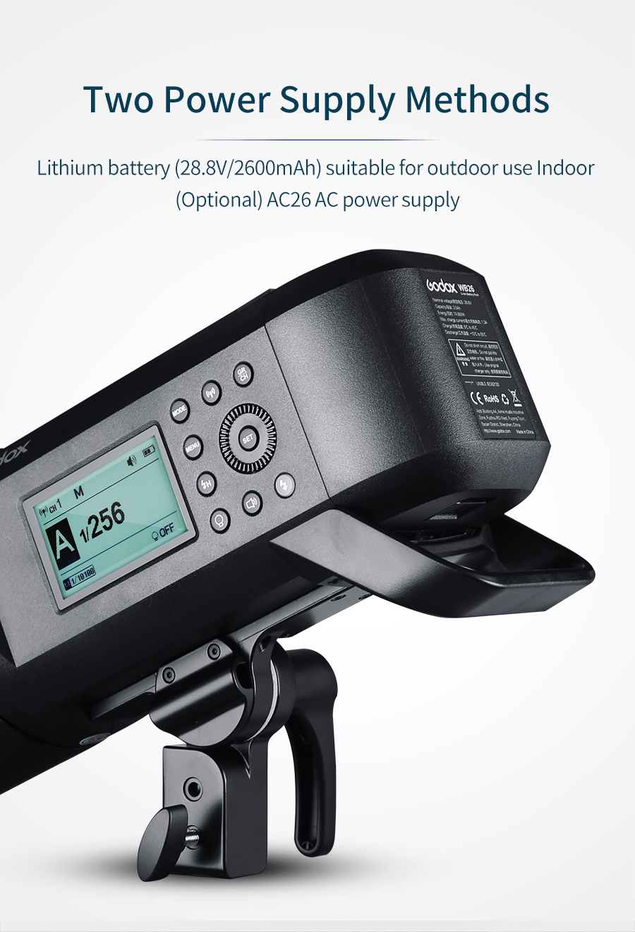 Godox AD600 Pro WITSTRO All-in-One Outdoor Flash AD600Pro Li-on Battery TTL HSS with Built-in 2.4G Wireless X System