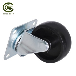 2 Inch Plate Swivel <b>Casters</b> <b>Furniture</b> Moves With PP Flat Wheels - Product Image 4