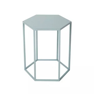 โมเดิร์นที่มีสีสันโลหะกรอบโลหะห้องนั่งเล่นตารางด้านข้าง - Product Image 1