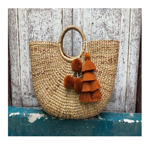 Venta al por mayor bolsas por jacinto de agua-Moda-Accesorios-bolso por tejida jacinto de agua-respetuoso del medio ambiente de los productos - Product Image 4