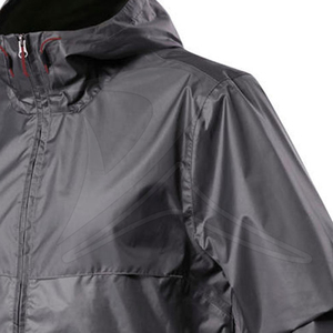 Veste de pluie décontractée à capuche zippée sur le devant pour hommes de grande taille vente en gros de vêtements d'extérieur imperméables multicolores de nouveau style pour l'hiver - Product Image 6