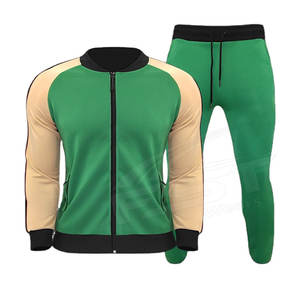 Chándal de algodón a granel para hombre, chándal ajustado con cremallera, alta calidad, nuevo diseño, OEM - Product Image 1