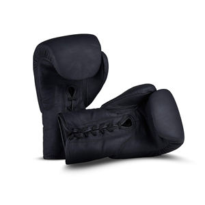 Gants de boxe en cuir à lacets et gants d'entraînement pour hommes - Product Image 2