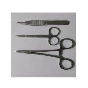 Kit de 3 pièces pour l'élimination des sutures, instruments chirurgicaux en acier inoxydable de qualité médicale à haute teneur en chrome - Product Image 1