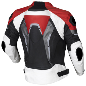 Vêtements de moto en cuir respirant noir, vêtements de course automobile - Product Image 4