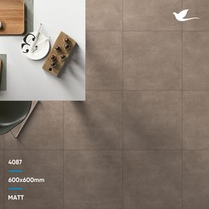 Nouveau modèle Carreaux de sol en porcelaine brun écrou Carreaux de sol finis mates disponibles au prix de gros auprès des principaux exportateurs - Product Image 2