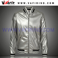 Vestes bomber pour hommes en satin respirant tricoté, grande taille, hiver, vente en gros, personnalisables
