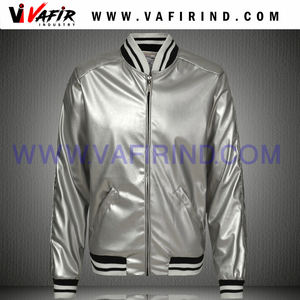 Blouson d'hiver en Satin pour hommes, personnalisé, vente en gros - Product Image 6