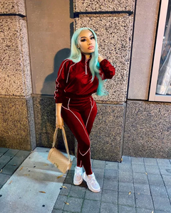 ชุดวอร์มสำหรับผู้หญิงชุดวอร์ม2025สำหรับผู้หญิงขนาดใหญ่พิเศษมีสไตล์ตามสั่งระบายอากาศได้ - Product Image 2