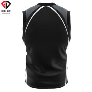 En gros Personnalisé Hommes Réversible de Maille 100% Polyester Pakistanais Fait Élégant V Cou Sublimation Impression de Basket-Ball Jersey - Product Image 2