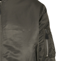 Venta al por mayor Stain Blank Men Bomber Pilot Jacket Nylon