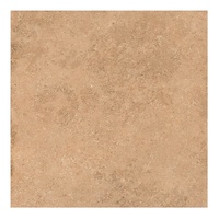 Carreaux de sol en porcelaine rustique effet ciment Carmel Choco 600*600, antidérapants, finition mate, complexité et qualité de conception de marque