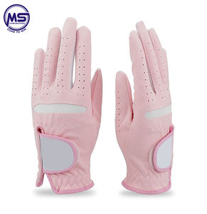 ใหม่พรีเมี่ยมที่กำหนดเองขวา/ซ้ายมือกอล์ฟหนังสีดำสีขาวการปรับแต่งแหล่งกำเนิดวัสดุ - Product Image 3