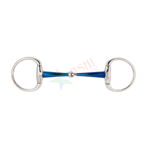Bits à bouche en acier allemand argenté Loose Ring Snaffle Equitation Western Horse Bit Stallion's Legging - Product Image 6