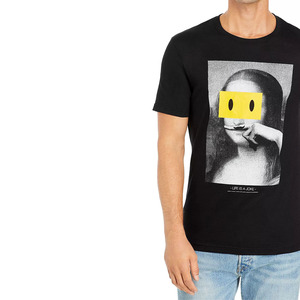 Customized graphic print Design Men Wear black T.Shirts For Men Summer Collection pure organic cotton fabric - Product Image 4