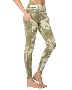 Women's High Waist Yoga Pants With Pockets,Full Length Leggings <b>Tummy</b> <b>Control</b> Soft Running Pants Hot Selling Leggings - Product Image 5