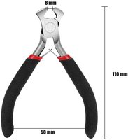 Pince coupante universelle multifonction OEM 6 pouces en acier inoxydable de qualité industrielle robuste avec extrémité de poignée forgée