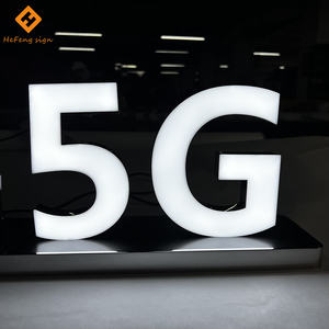 Letras de acero para señal 3D Shop, luz Led publicitaria personalizada con nombre y logotipo - Product Image 2