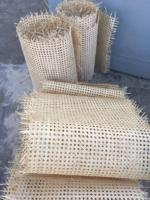 Matériau en rotin vietnamien pour meubles d'intérieur feuille de canne pré-tissée + 84947900124