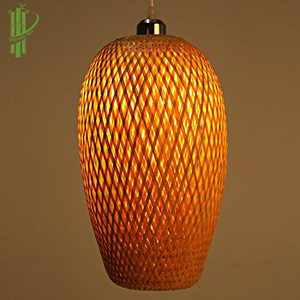 Iluminación decorativa de bambú para interiores, lámpara de bambú de alta calidad para cocina, de ratán - Product Image 5