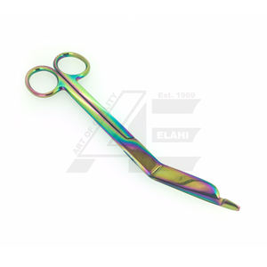 Tijeras de Primeros Auxilios Multicolor 2026 de 5.5 Pulgadas, Acero Inoxidable Arcoíris, Tijeras para Vendajes, Afiladas y Suaves, para Médicos y Personal de Emergencias Médicas - Product Image 5